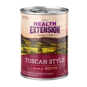 Health Extension Tuscan Style Quail Canned Dog Food Health Extension Tuscan Style Quail Canned Dog Food